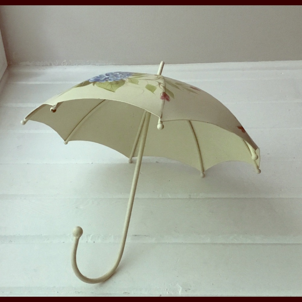 Solid metal vintage decorative umbrella